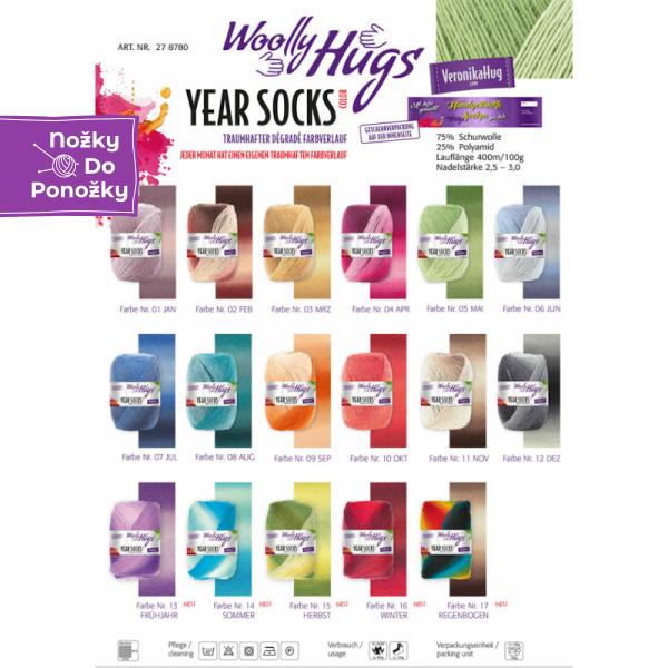 Wolly Hugs Year Socks Garn